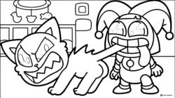 Aggressive CatNap attacking a jester 1