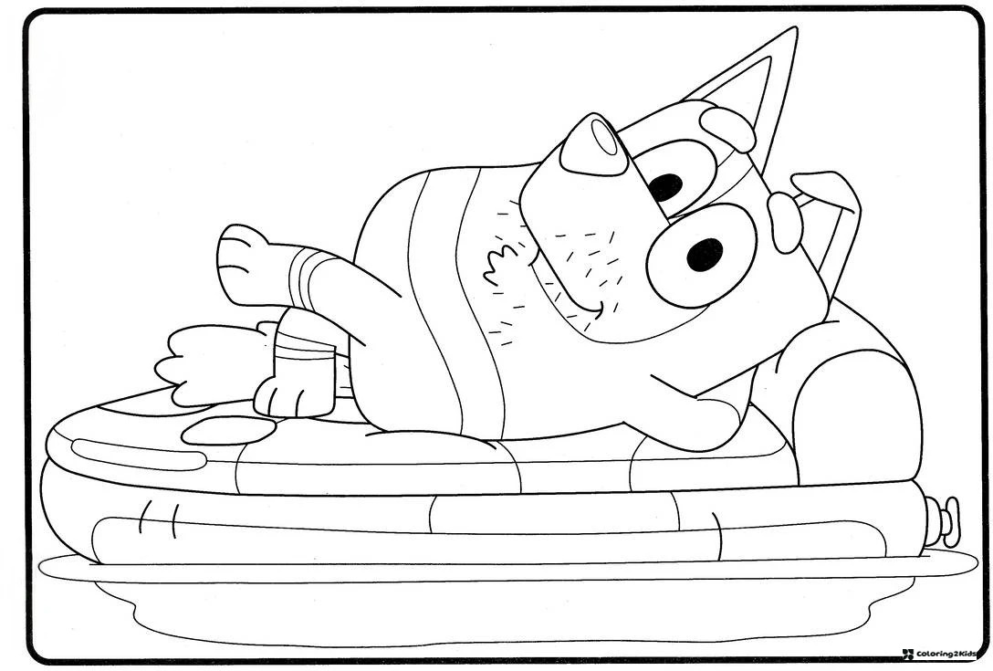 195 Bluey Coloring Pages – Free Printable PDF Sheets