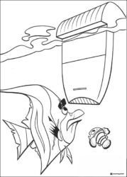 Bloat and Nemo Coloring Page