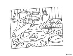 Bobbie Goods baking scene with cookies and dough