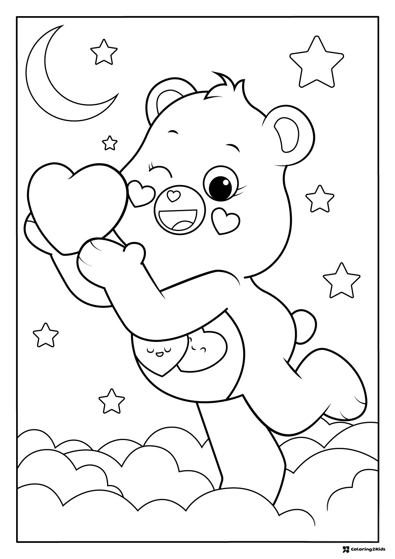 149 Care Bears Coloring Pages – Free Printable PDF Sheets