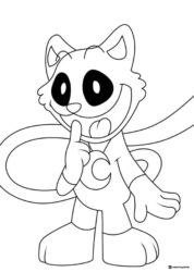 CatNap with finger to lips signifying silence 1