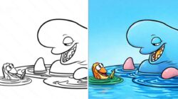 Finding Dory Coloring Pages