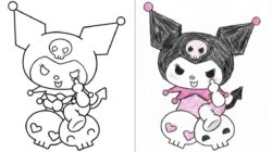 Kuromi Coloring Pages