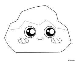 LankyBox Rocky Coloring Page