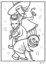 Lock Shock and Barrel trio Coloring Sheet