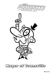 Mayor of Townsville Coloring Page