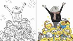 Minion Coloring Pages