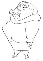 Ms. Plushbottom coloring page