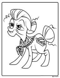 My Little Pony Granny Smith with apples coloring page