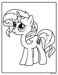 My Little Pony unicorn with sun cutie mark