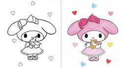 My Melody Coloring Pages