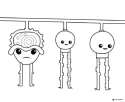 Octonauts Hanging Creatures Coloring Page