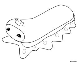 Octonauts Sea Slug Coloring Page