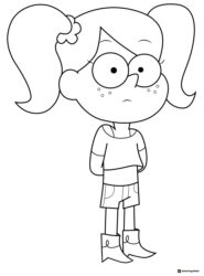 Pacifica Northwest Coloring Sheet with Pigtails