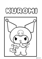 Retsuko Singing Coloring Page