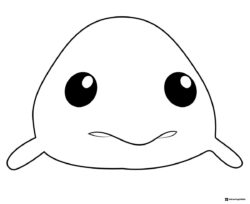 Slime eel creature Octonauts coloring page