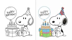 Snoopy Coloring Pages