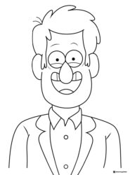 Soos Ramirez Coloring Page Smiling