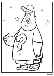 Soos Ramirez Coloring Page with stars