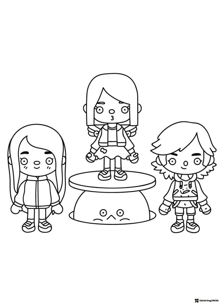 Boca Raton Coloring Page 54 Toca Boca Coloring Pages – Free Printable PDF Sheets