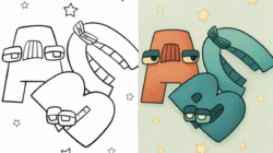 alphabet lore coloring pages