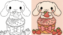 cinnamoroll coloring pages