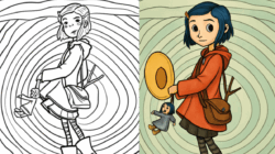 coraline coloring pages